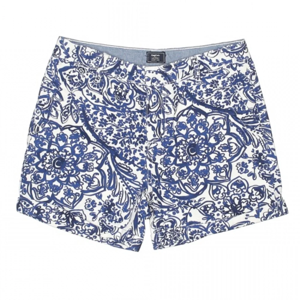 GAP Kids Shorts Midi Blue White Size 12 Girls